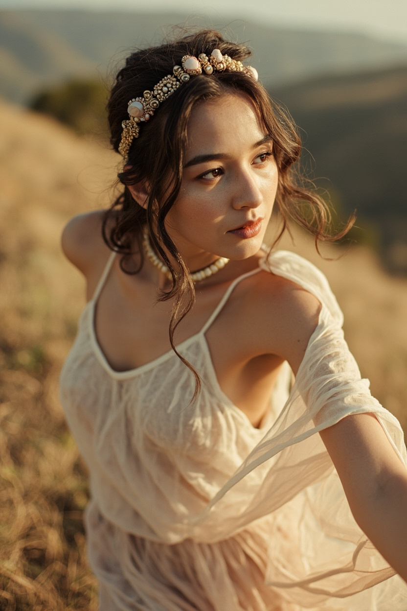 Beaded Headbands and Flowy Skirts