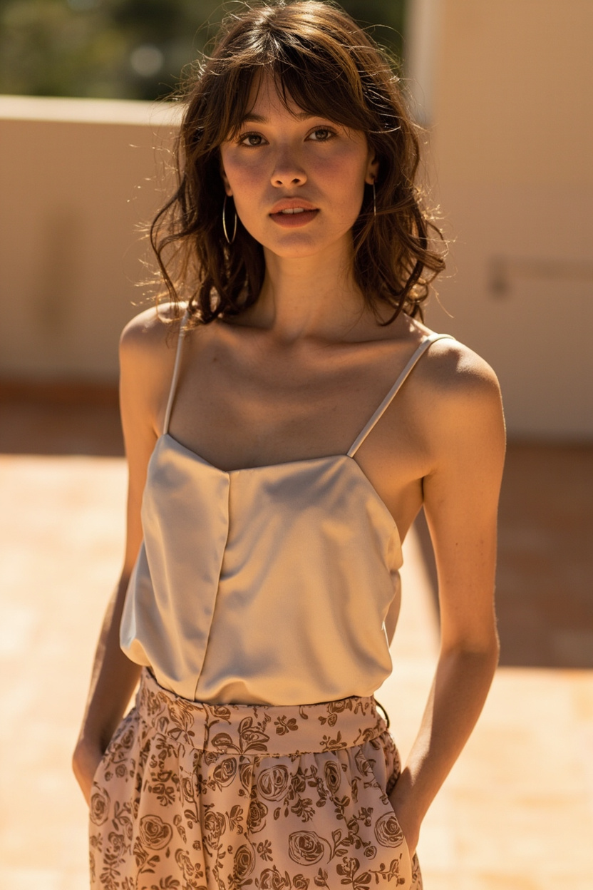 Delicate Satin Camis