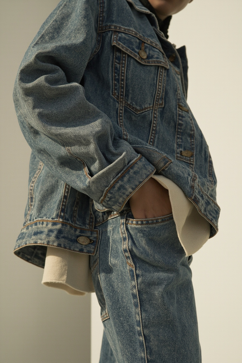 Denim-on-Denim Neutral Mix