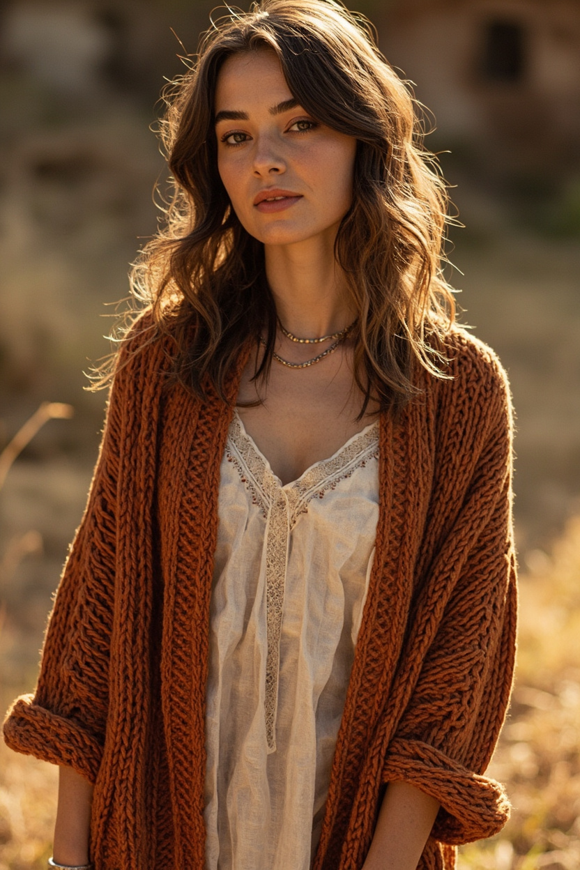 Layered Kimono Cardigans