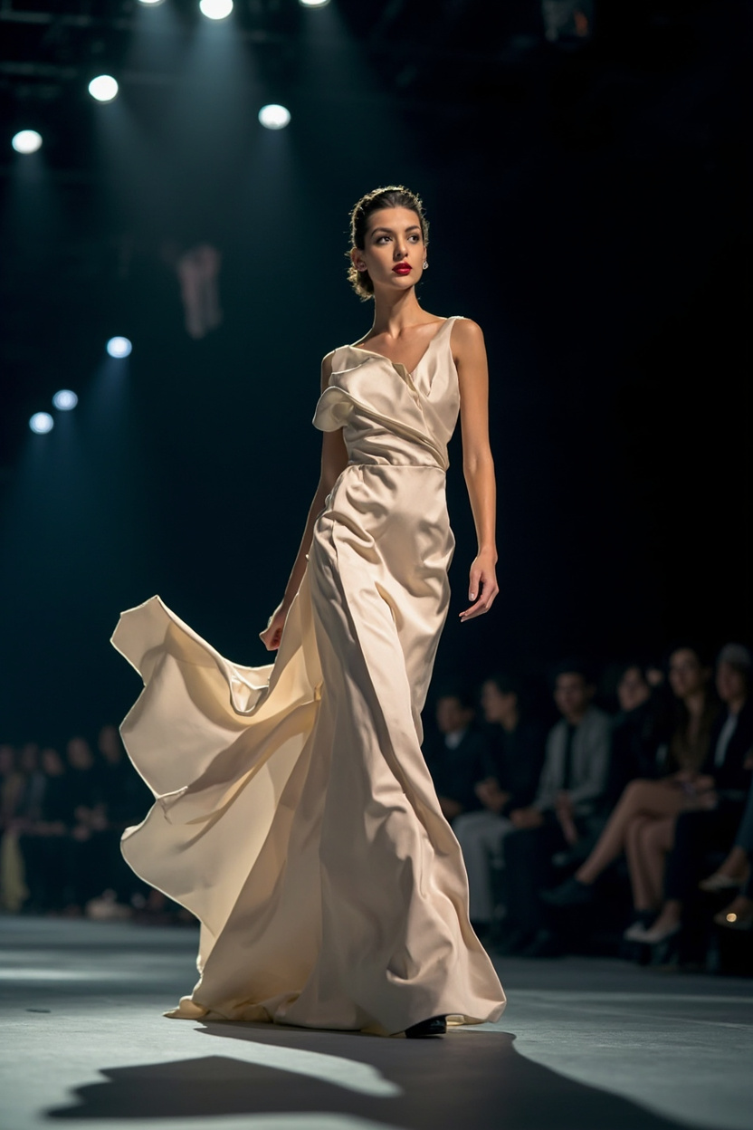 Maximalist Knitwear with Feminine Silhouettes