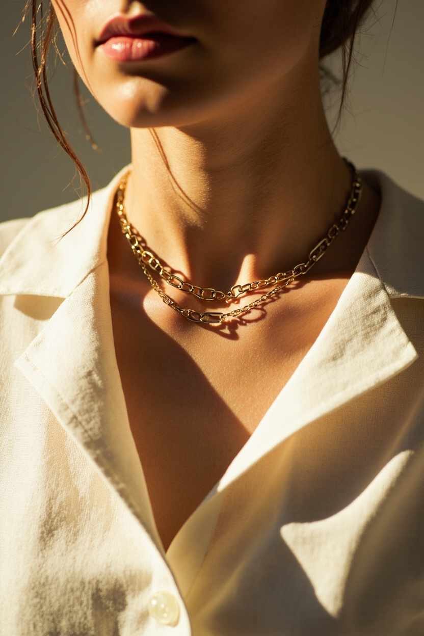 Paperclip Link Necklaces