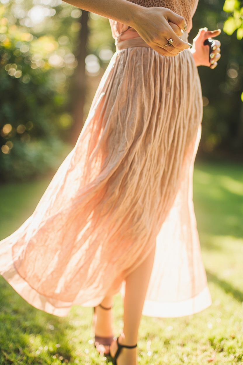 Pleated Midi Movement