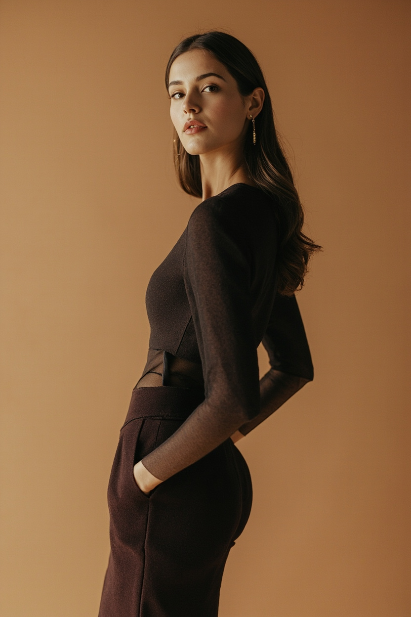 Sheer Layered Elegance