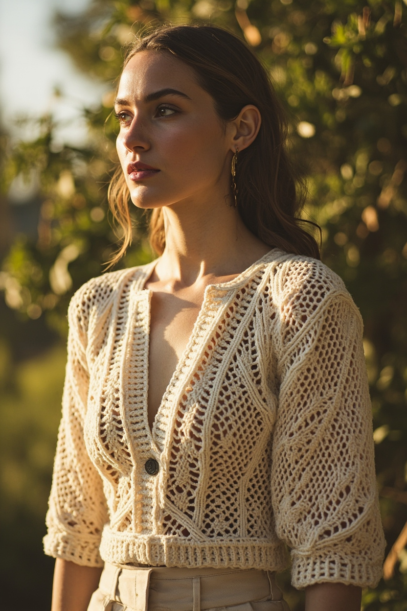 Structured Crochet Tops