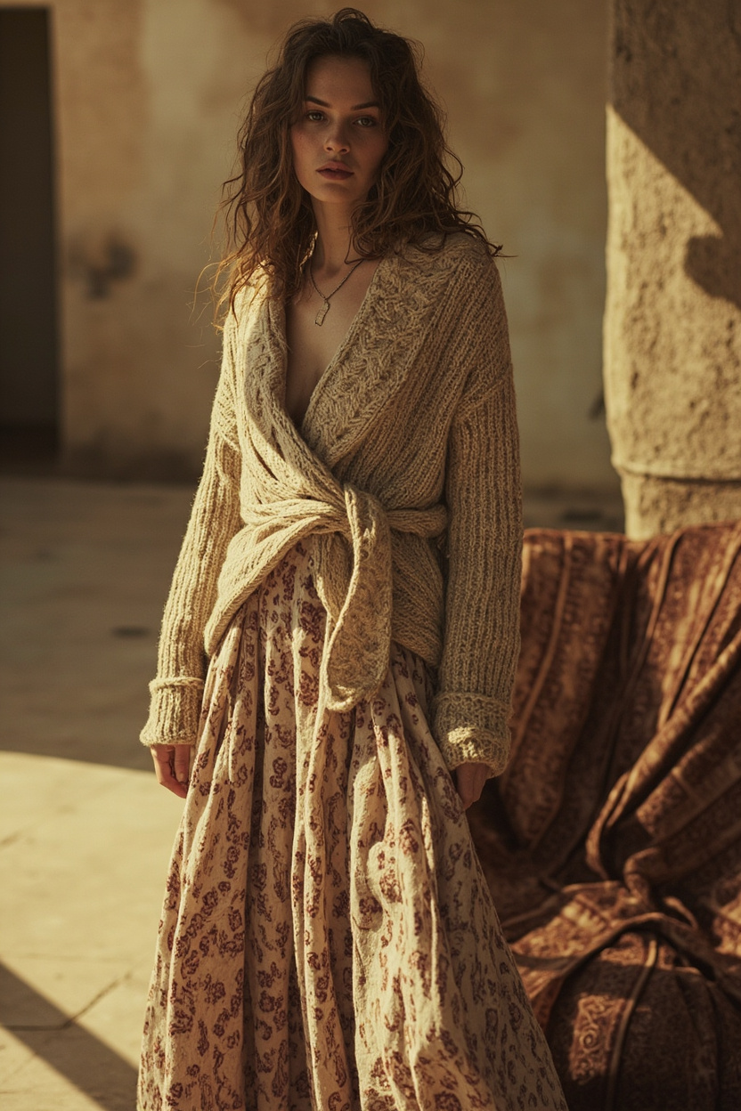 Textured Knit Overlays