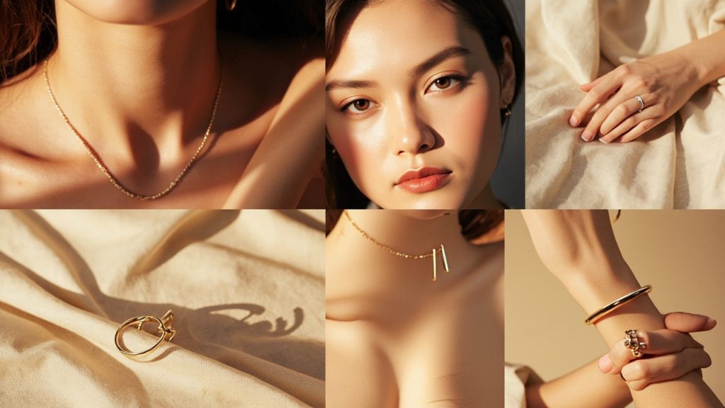 minimal gold jewelry Style Trends